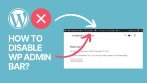 How to Disable WordPress Admin Bar for All Users